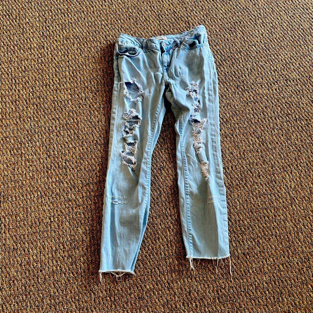 Forever 21 ripped jeans